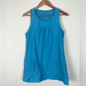 Athleta Womens Small Yoga Blue Racerback Tank Top Size M